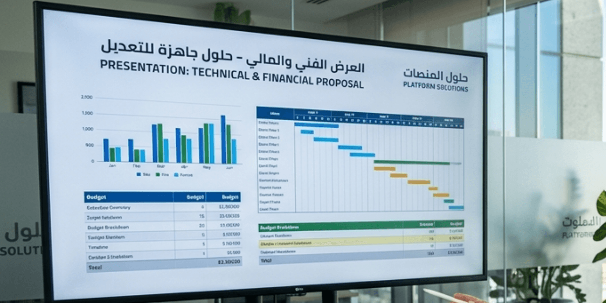 عرض فني ومالي جاهز قابل للتعديل